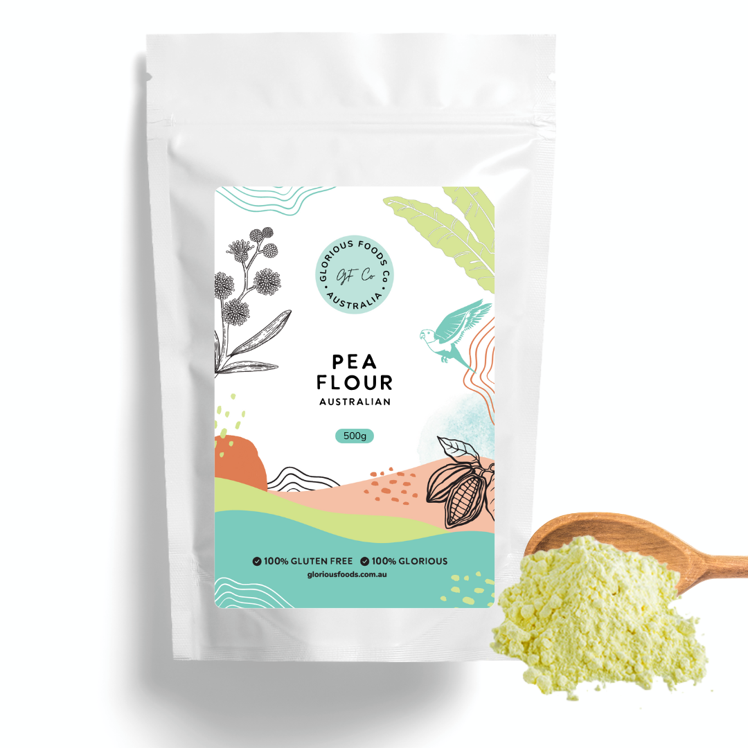 Discover the wonder of Australian Pea flour, from 100% gluten tested yellow peas. An amazingly versatile flour that is a high in protein and dietary fiber. Pea Flour Australian Glorious Foods Co