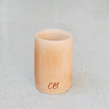 Bamboo cup with sustainable design, perfect for smoothies and cold drinks.